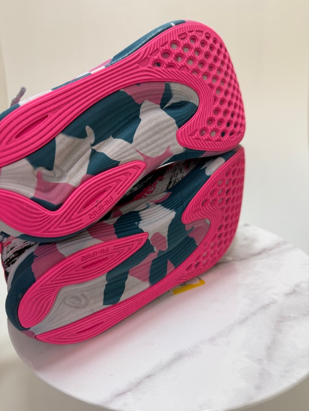 Asics Pink and Navy Graphic Running Shoes Women's NOOSA TRI 15 Shoe women 9.5 - Picture 6 of 10